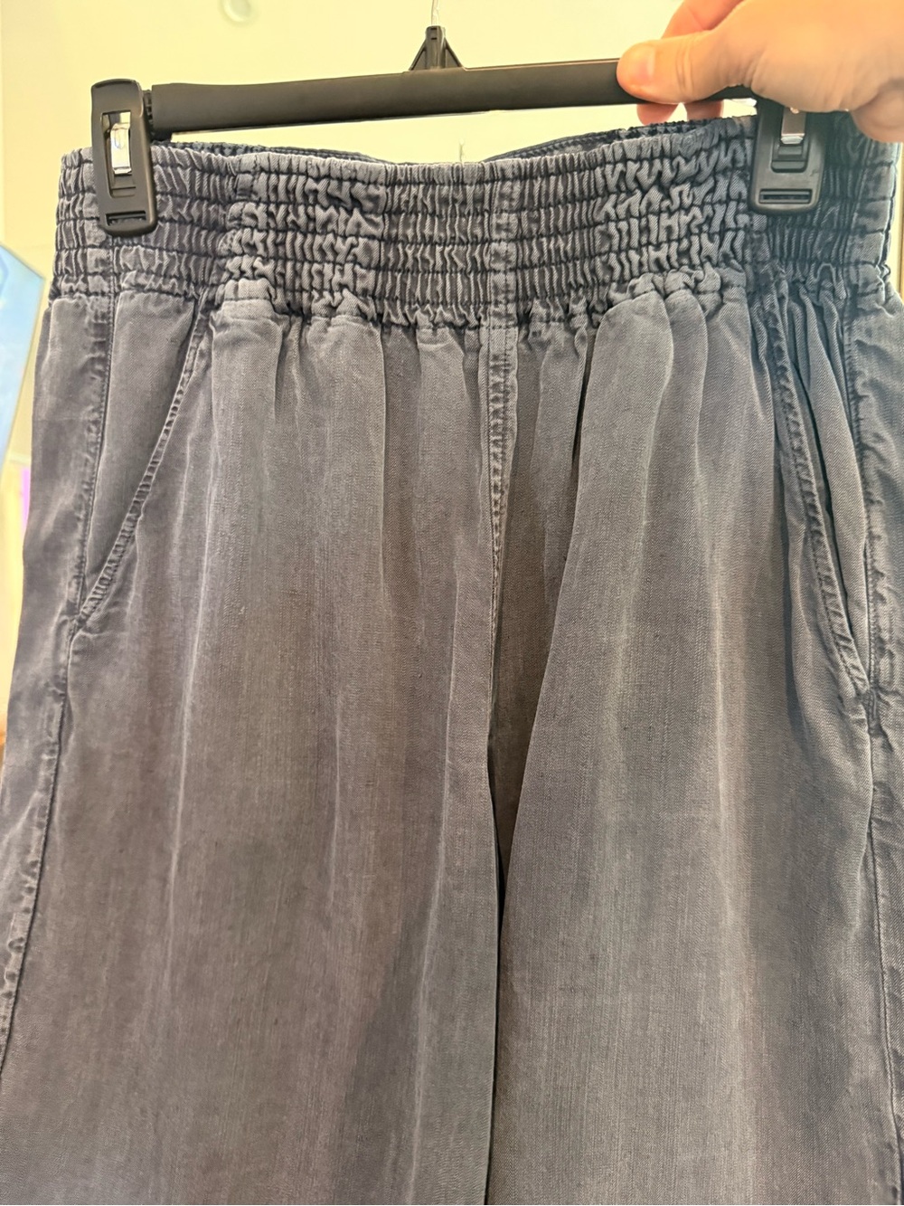 MOTHER The Bingo Fray Cropped Wide Leg Pants Medium - Picture 13 of 16